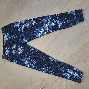 EUC Sweaty Betty Leggings Women's sz S Power Floral 7/8 Length Active Bottoms